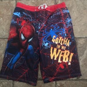 Spider-Man swim trunks